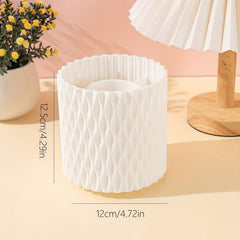 Rotating Makeup Brush Storage Box Desktop Pen Holder Organizer