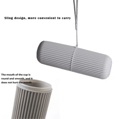 Portable Toothbrush Travel Case Holder for Business Trips and Camping