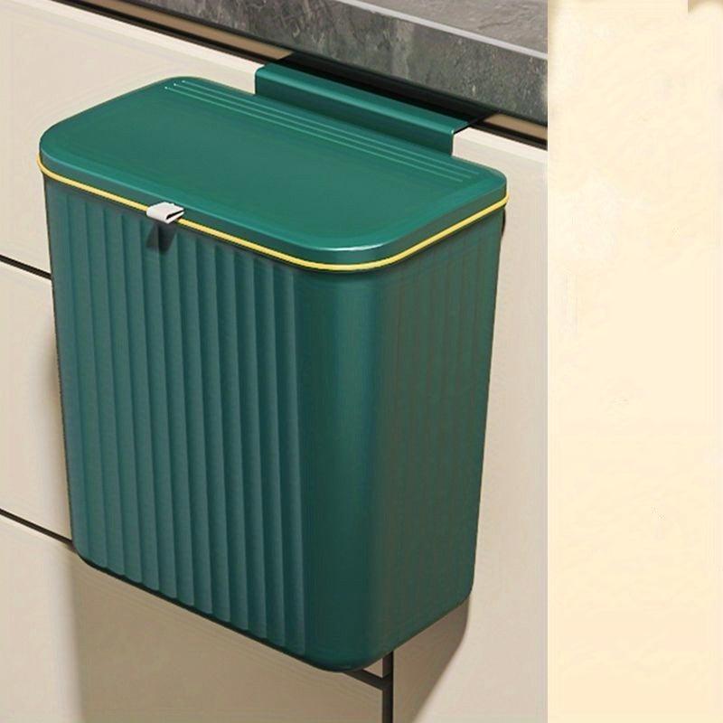 5 Roll Garbage Bags with Lid Trash Can Hanging for Home
