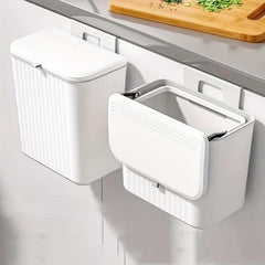5 Roll Garbage Bags with Lid Trash Can Hanging for Home