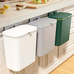 5 Roll Garbage Bags with Lid Trash Can Hanging for Home