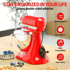 6Pcs Adhesive Cord Winder Holder for Home Appliances