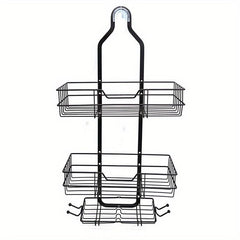 Shower Caddy Over Shower Head Anti Swing Rustproof Shower Organizer
