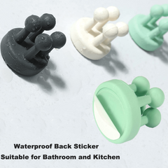 Silicone Toothbrush Razor Holders Bathroom Hooks Home Organizer