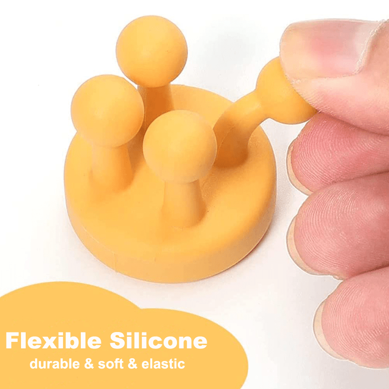 Silicone Toothbrush Razor Holders Bathroom Hooks Home Organizer