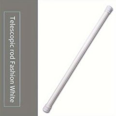 Telescopic Shower Curtain Rod with Non Perforated Coating