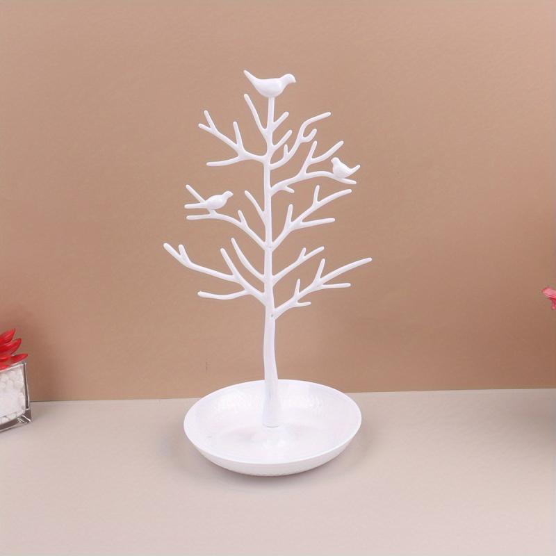 Bird Tree Shaped Jewelry Display Rack Necklace Pendant Earring Organizer