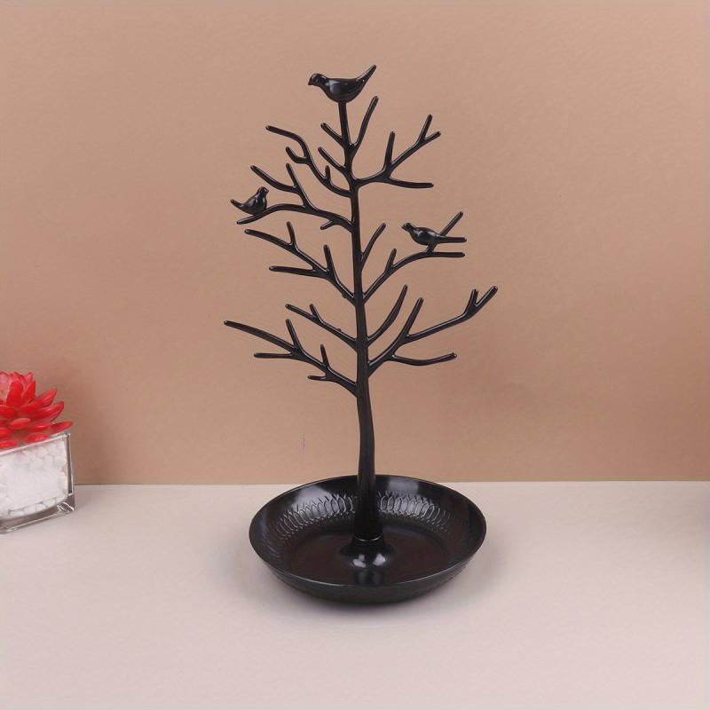 Bird Tree Shaped Jewelry Display Rack Necklace Pendant Earring Organizer
