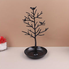 Bird Tree Shaped Jewelry Display Rack Necklace Pendant Earring Organizer