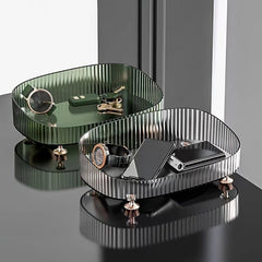 Desktop Storage Box Light Cosmetics Shelf Transparent Sorting Box