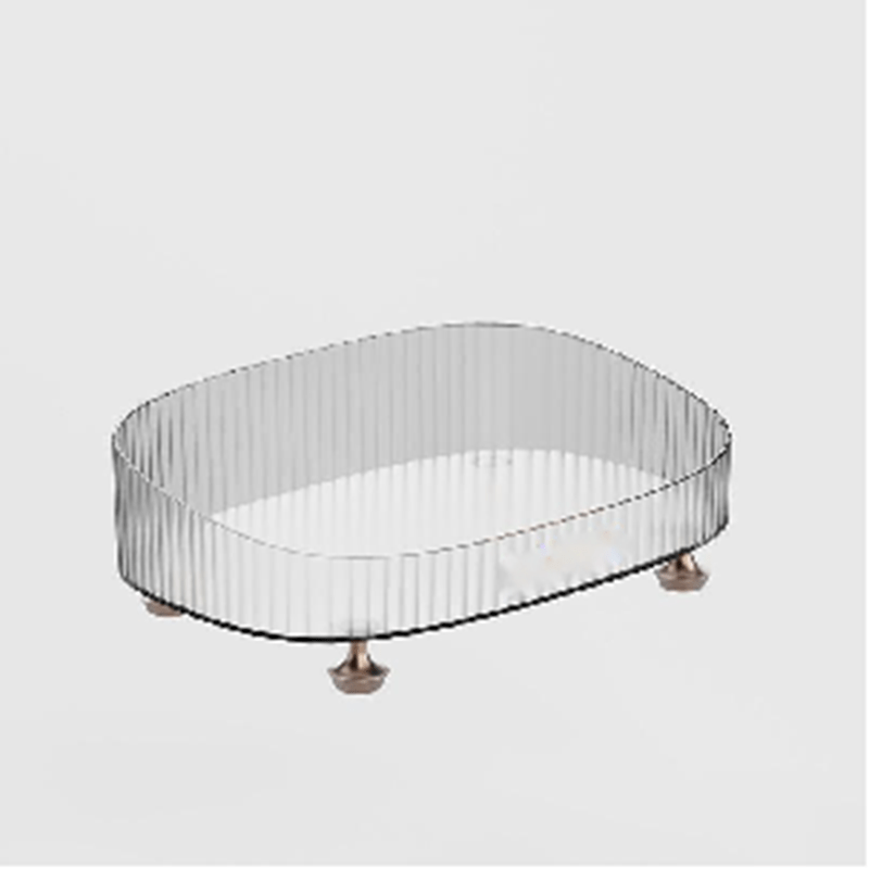 Desktop Storage Box Light Cosmetics Shelf Transparent Sorting Box