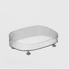 Desktop Storage Box Light Cosmetics Shelf Transparent Sorting Box