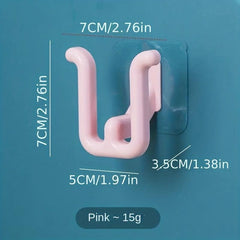 Wall Mounted Slipper Rack Adhesive Holder for Bathroom Living Room
