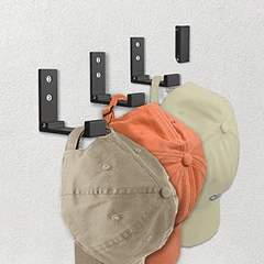 4pcs Foldable Wall Mounted Coat Hooks Heavy Duty Aluminum Alloy Hooks