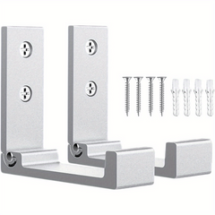4pcs Foldable Wall Mounted Coat Hooks Heavy Duty Aluminum Alloy Hooks