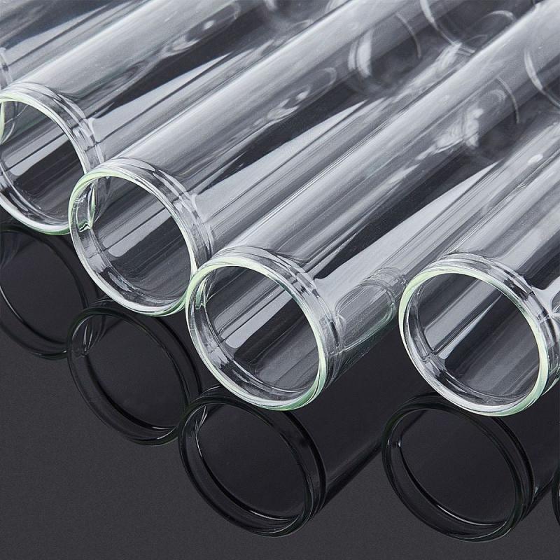 10pcs Glass Test Tube With Wooden Stopper for Experiments