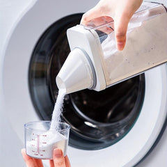 Laundry Powder Storage Box with Sealed Lid & Measuring Cup