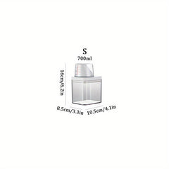 Laundry Powder Storage Box with Sealed Lid & Measuring Cup