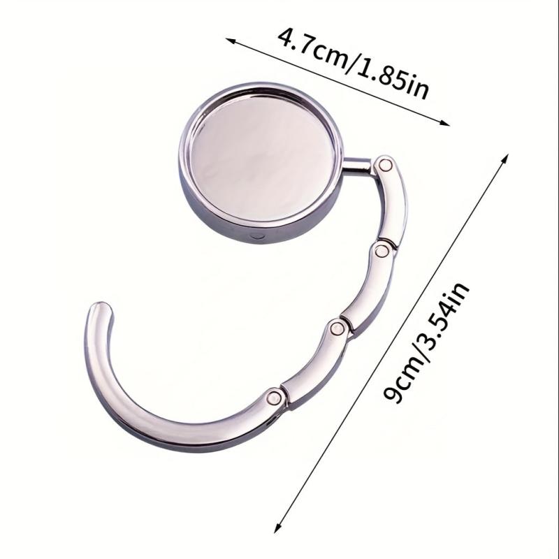 Portable Folding Handbag Hook Table Side Holder Hook