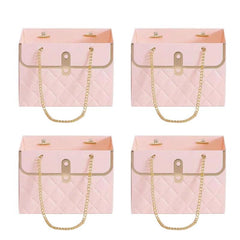 4pcs Portable Flower Rose Packaging Boxes for Wedding Party