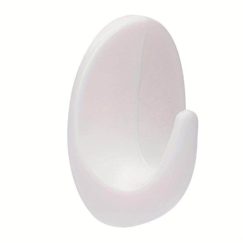 5pcs Self Adhesive Oval Wall Hook for Kitchen Bathroom Bedroom L