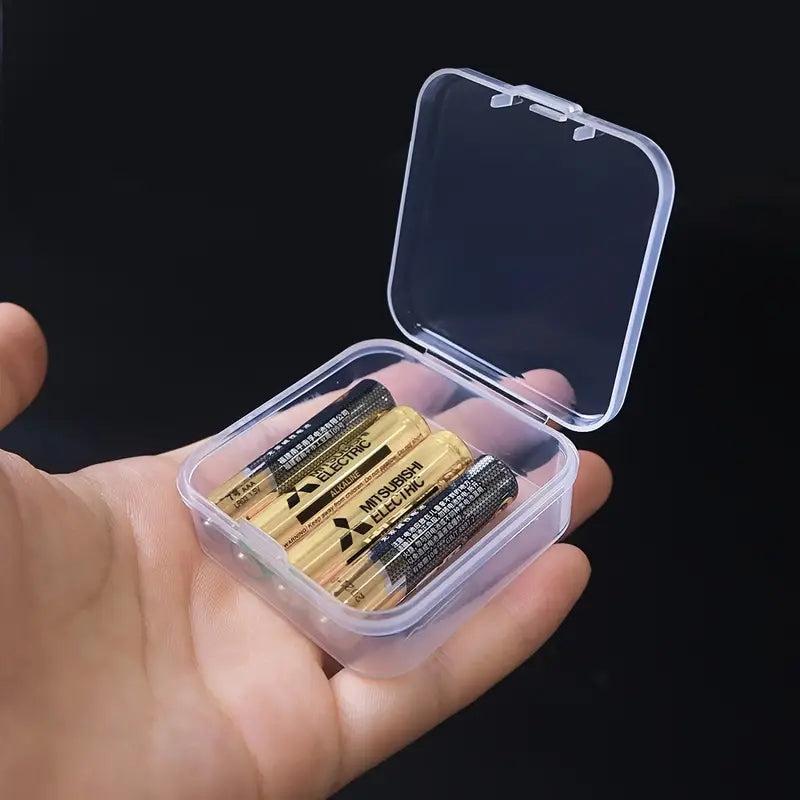 Clear Plastic Jewelry Storage Box for Nails Beads Crafts