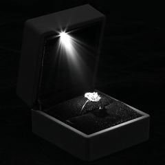 LED Jewelry Box for Ring Necklace - Perfect Gift Case and Display Packaging