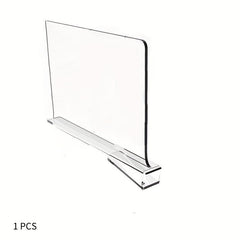 Acrylic Shelf Dividers Closet Separator Wood Closet Room Decor