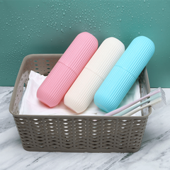 Portable Toothbrush Holder Travel Case Toothpaste Storage Container