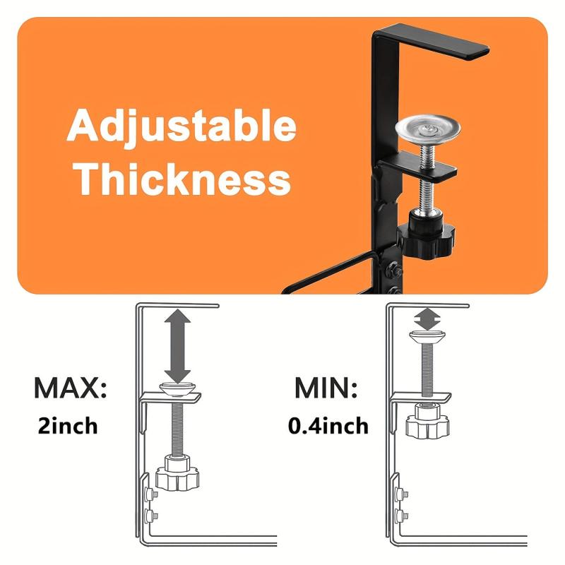 Under Desk Wire Management Tray Keep Workspace Clutter Free