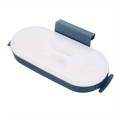 Stylish Hanging Garbage Bag Holder with Cover - Home Organizer