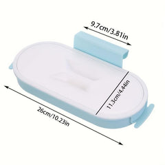 Stylish Hanging Garbage Bag Holder with Cover - Home Organizer