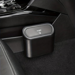 Car Mounted Trash Can Mini Garbage Bin Car Storage Box Organizer