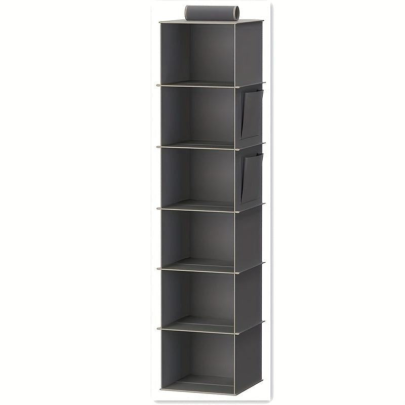 6 Shelf Foldable Wardrobe Hanging Storage Bag and Underwear Organizer