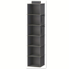 6 Shelf Foldable Wardrobe Hanging Storage Bag and Underwear Organizer