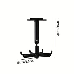 360 Rotating 6-Claw Hook Sticky Wall Hook Punch Wall Mounted Hanging Storage