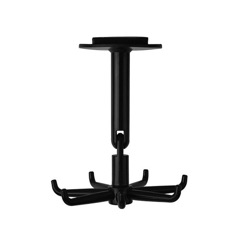 360 Rotating 6-Claw Hook Sticky Wall Hook Punch Wall Mounted Hanging Storage