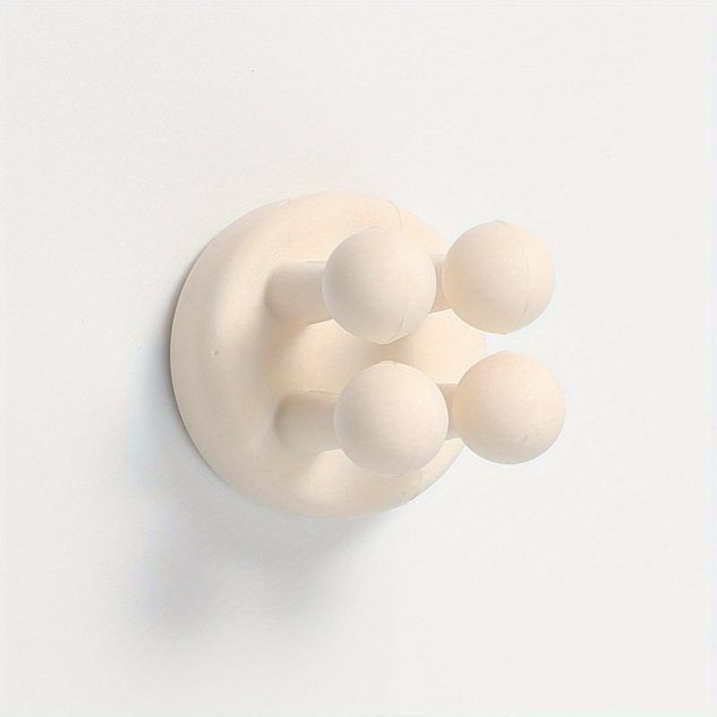 1PC Nail Silicone Hanging Hook Wall Mounted Adhesive Hook