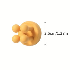1PC Nail Silicone Hanging Hook Wall Mounted Adhesive Hook