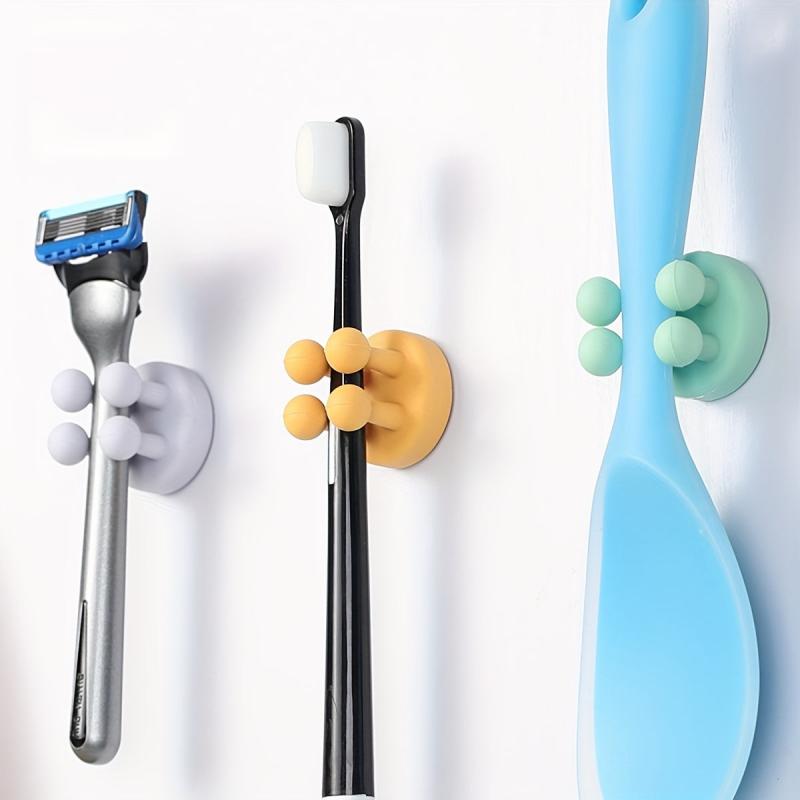 1PC Nail Silicone Hanging Hook Wall Mounted Adhesive Hook