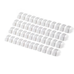 24pcs Plastic Clothes Hanger Hook Stackable Connection Mini Accessorie