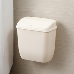 Wall Mounted Trash Can with Lid for Bathroom and Kitchen