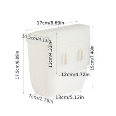 Wall Mounted Trash Can with Lid for Bathroom and Kitchen