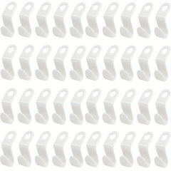 Plastic Clothes Hanger Connector Stackable Hook, Space Saving