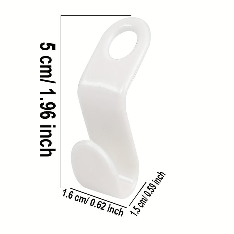 Plastic Clothes Hanger Connector Stackable Hook, Space Saving