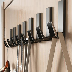 5 Pack Adhesive Hooks Aluminum Alloy Self Adhesive Robe Coat Hook