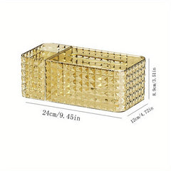 Desktop Tissue Box with Remote Control Organizer