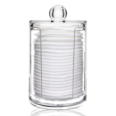 Acrylic Cosmetic Pads Storage Rack - Large Capacity Qtip Holder