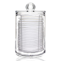Acrylic Cosmetic Pads Storage Rack - Large Capacity Qtip Holder