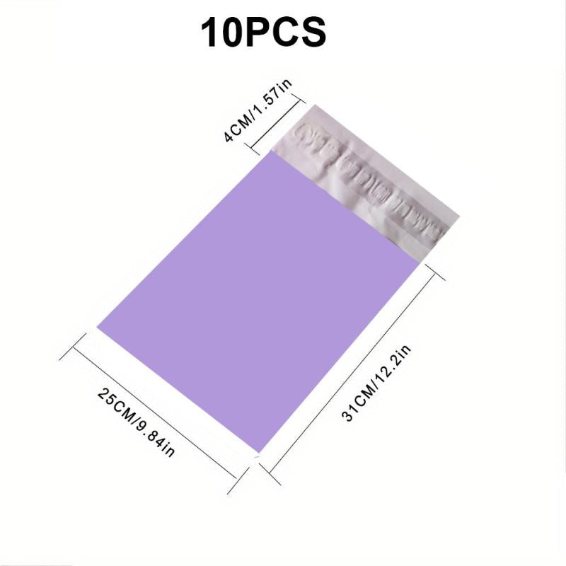 10pcs Waterproof Poly Mailing Bags for Clothing and Courier